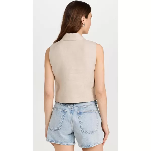 Theory Womens Crop Polo TopStraw