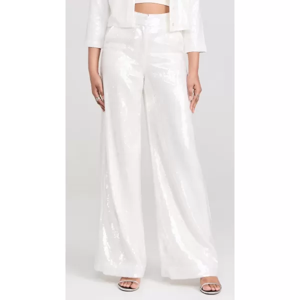 Theory Womens High Waisted TrousersWhite