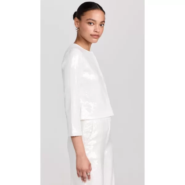 Theory Womens Sequin CardiganWhite