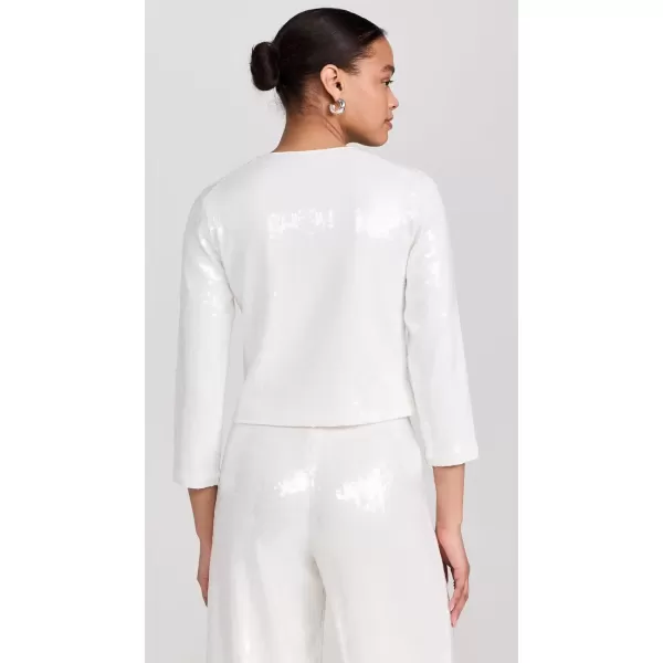 Theory Womens Sequin CardiganWhite