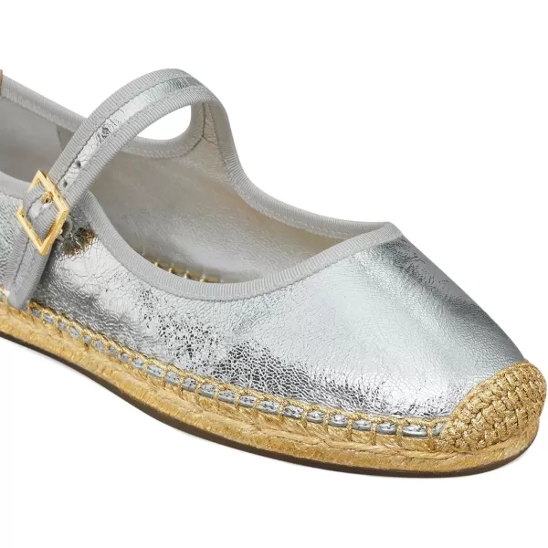 Tory Burch Womens Mary Jane EspadrillesSilverGrayNatural