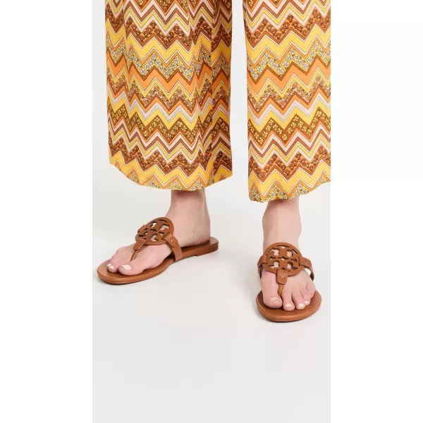 Tory Burch Womens Miller SandalsBourbon Miele