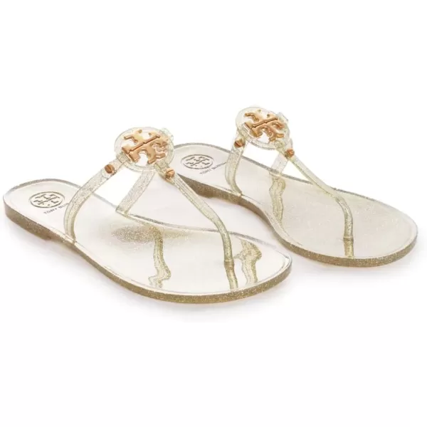 Tory Burch Womens Mini Miller Flip FlopsGreen MultiGold