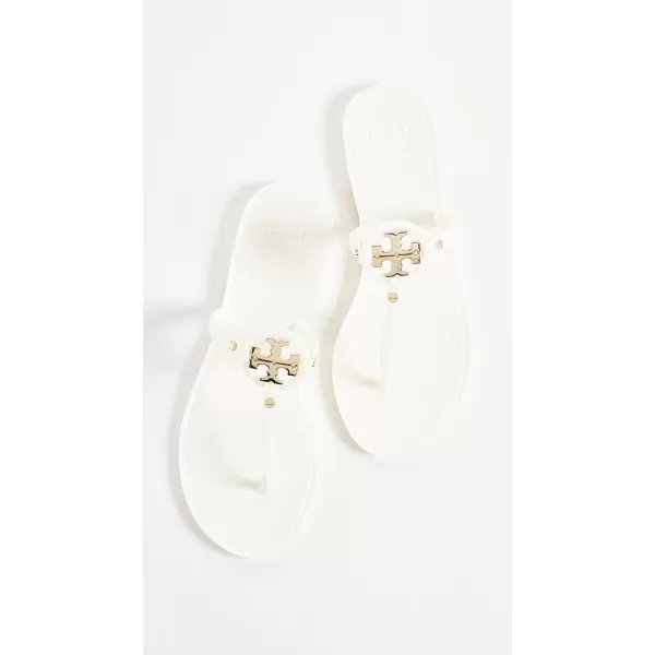 Tory Burch Womens Mini Miller Flip FlopsIvoryGold