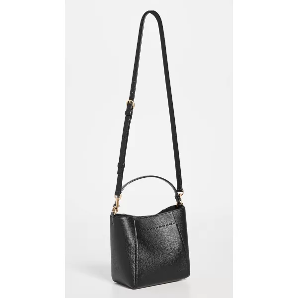 Tory Burch Womens Small McGraw Bucket BagBlack