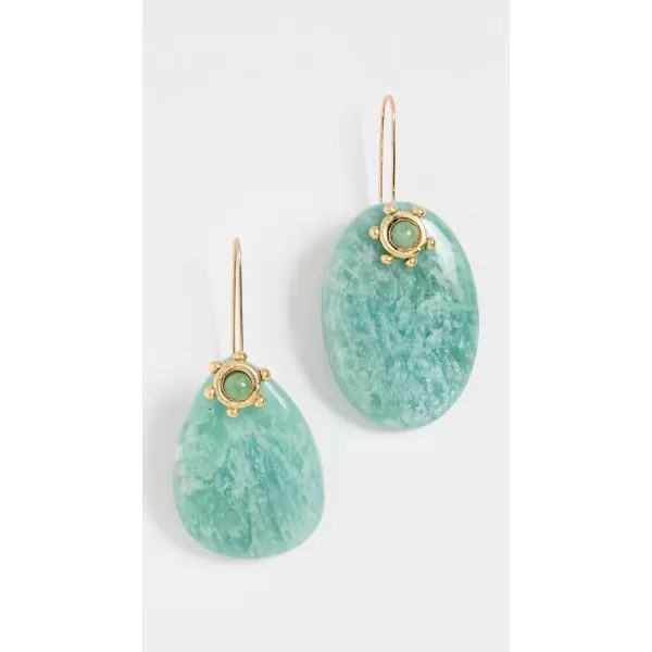 Ulla Johnson Womens Stone Drop EarringsAmazonite