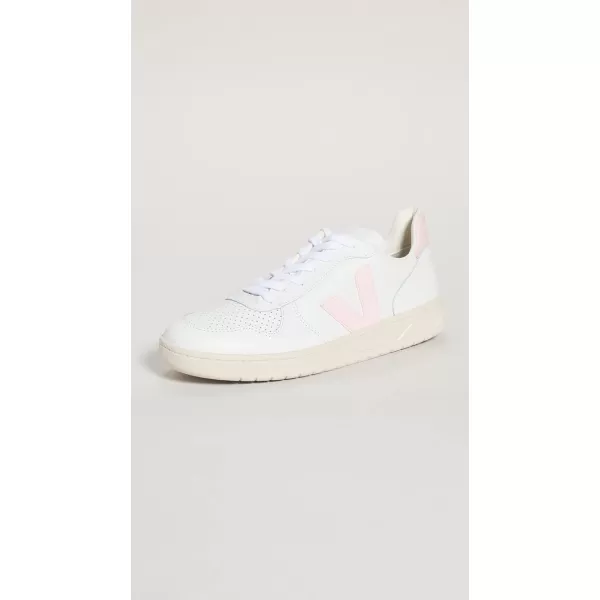 Veja Mens V 10 B Mesh SneakersExtra WhitePetale