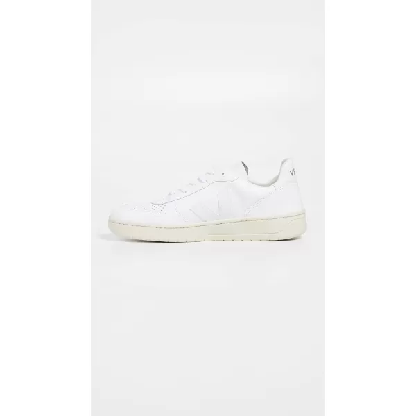 Veja Mens V 10 B Mesh SneakersExtra WhiteWhite