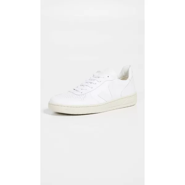 Veja Mens V 10 B Mesh SneakersExtra WhiteWhite