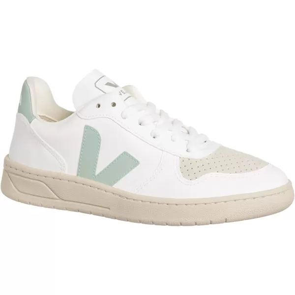 Veja Mens V 10 B Mesh SneakersWhite  Matcha