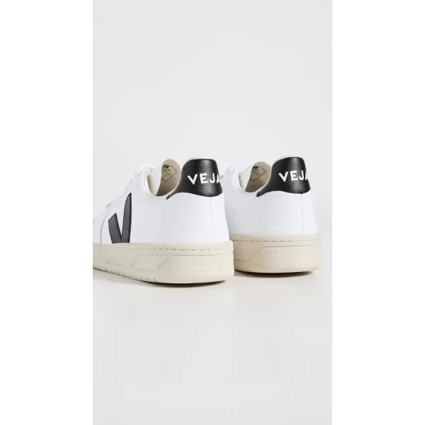 Veja Mens V 10 B Mesh SneakersWhiteBlack