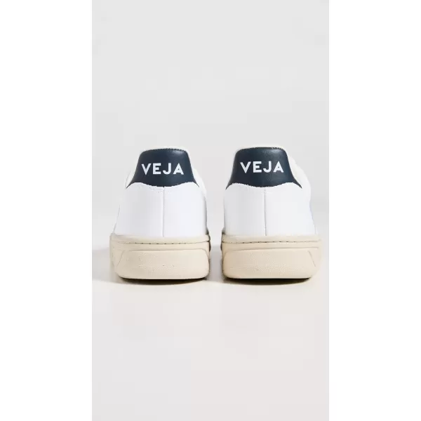 Veja Mens V 10 B Mesh SneakersWhiteSteelNautico