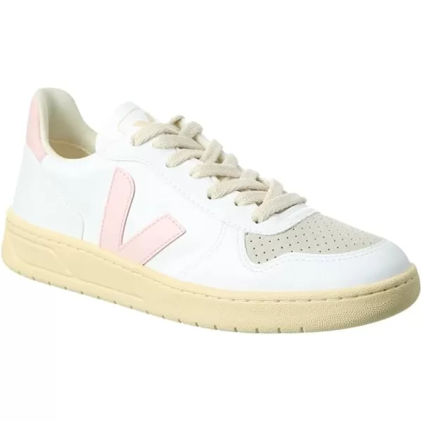 Veja Women V10 Sneakers Full WhiteWhite Pink