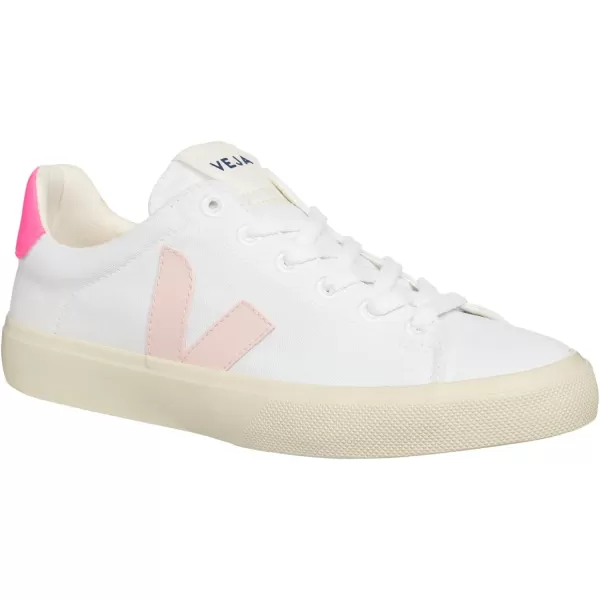 Veja Womens Campo SneakersWhite  Petale  Sari