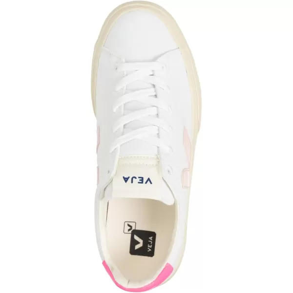 Veja Womens Campo SneakersWhite  Petale  Sari