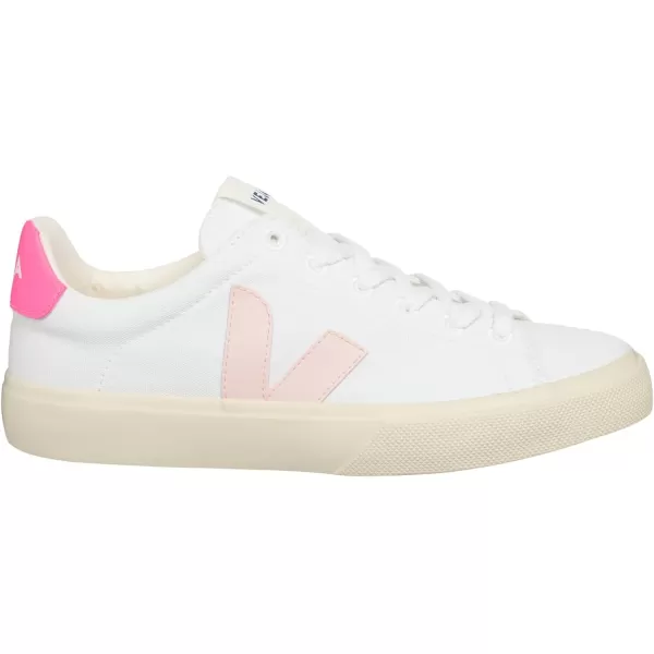 Veja Womens Campo SneakersWhite  Petale  Sari