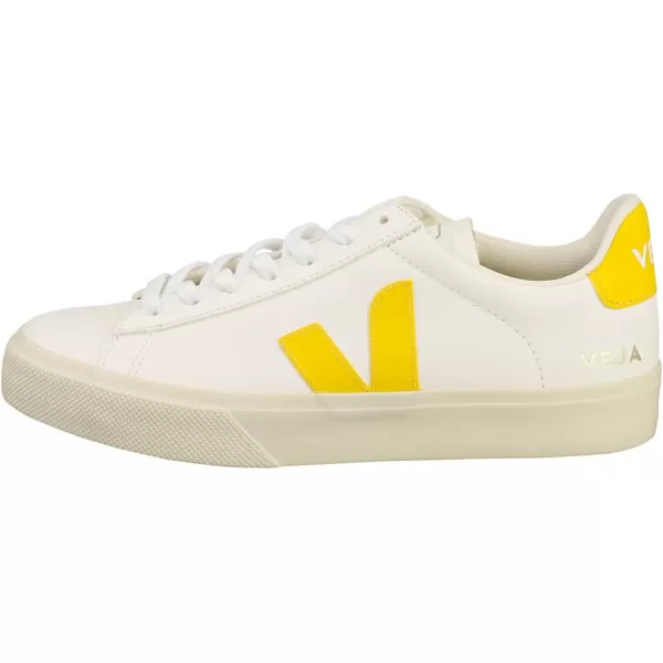 Veja Womens Campo SneakersWhite Yellow