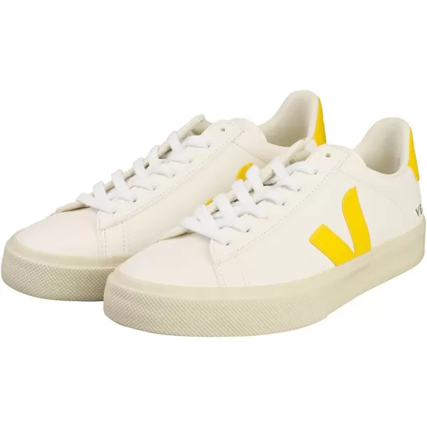 Veja Womens Campo SneakersWhite Yellow