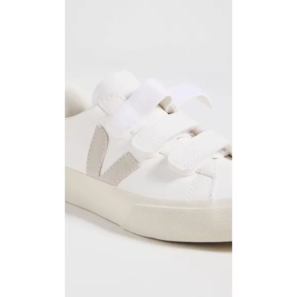 Veja Womens Recife Logo SneakersExtra White Natural