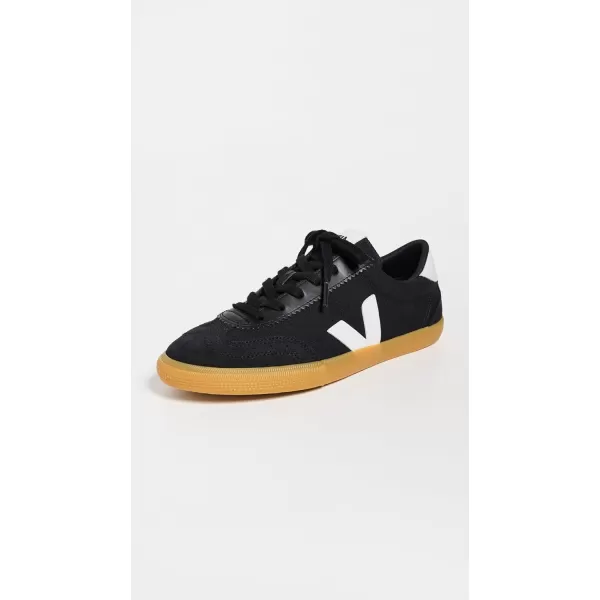 Veja Womens Volley SneakersBlackWhiteNatural