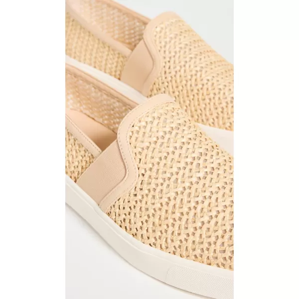 Vince Womens Blair Raffia Slip On SneakersNatural