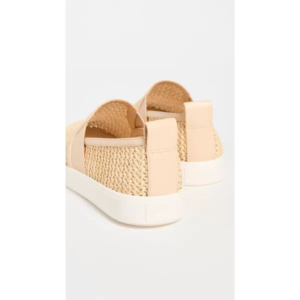 Vince Womens Blair Raffia Slip On SneakersNatural