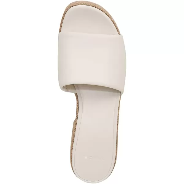 Vince Womens Margo Sandals SlideMilk White Leather Espadrille