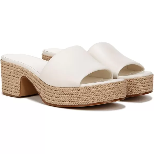 Vince Womens Margo Sandals SlideMilk White Leather Espadrille