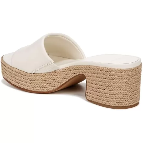 Vince Womens Margo Sandals SlideMilk White Leather Espadrille