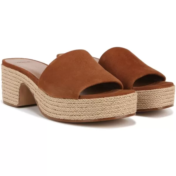 Vince Womens Margo Sandals SlideSequoia Brown Suede