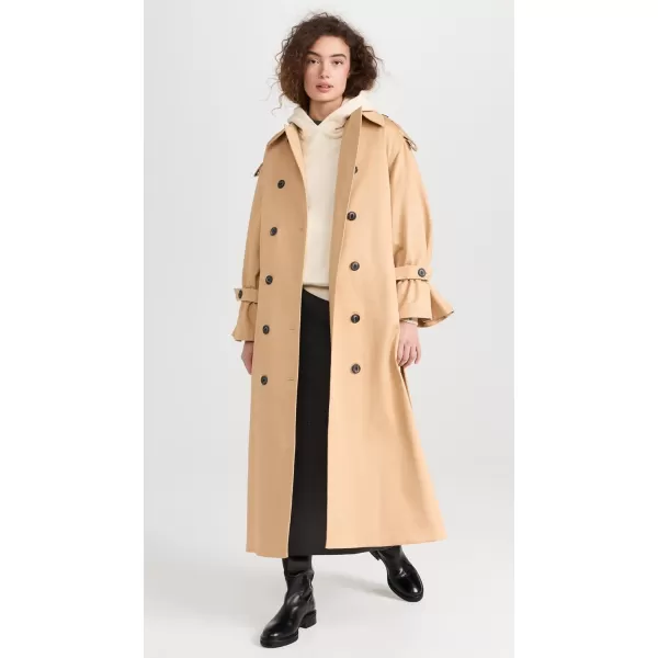 Womens Alanis Trench CoatSand Beige