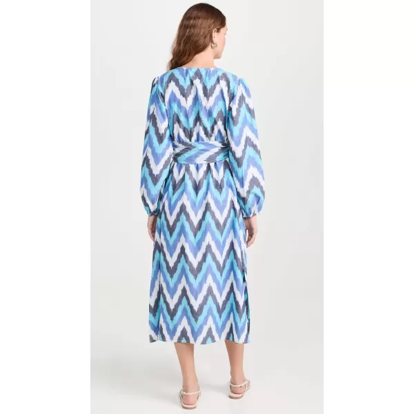 Womens Atira Ikat DressBlue