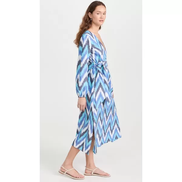 Womens Atira Ikat DressBlue