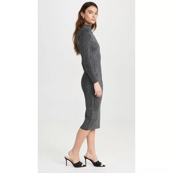 Womens Aylin DressMetallic BlackSilv