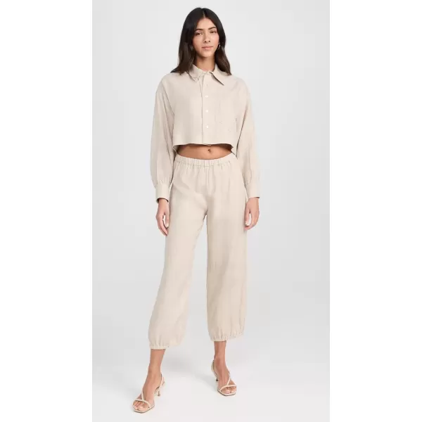 Womens Delos Linen PantsNatural