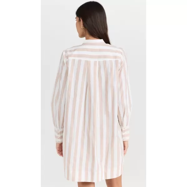 Womens Edie Tunic DressCappuccino Stripe