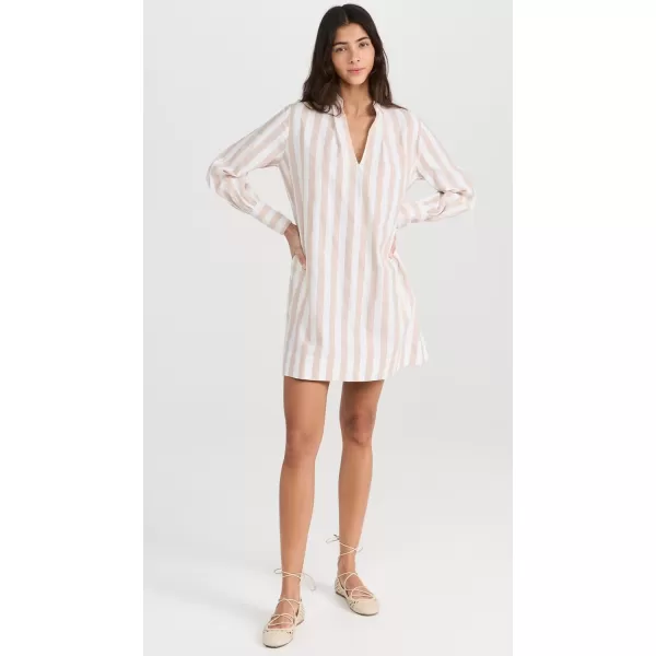 Womens Edie Tunic DressCappuccino Stripe