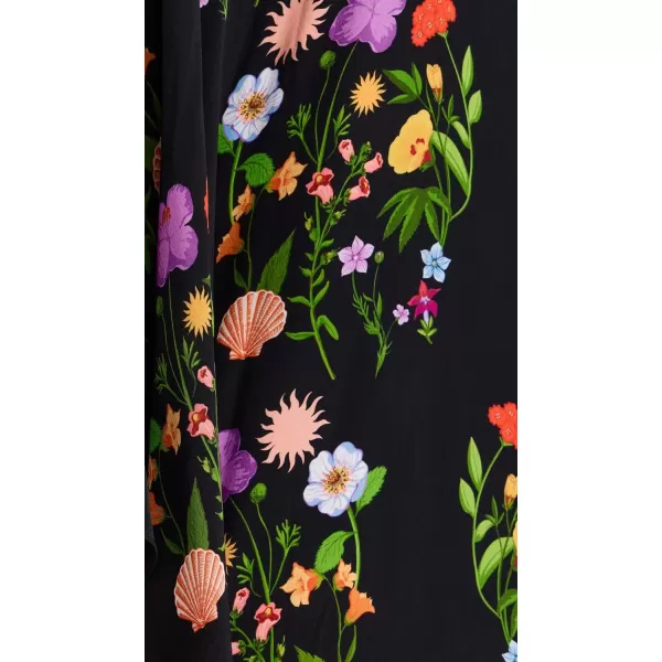 Womens Ginger Crepe DressTerrazo Flower Black