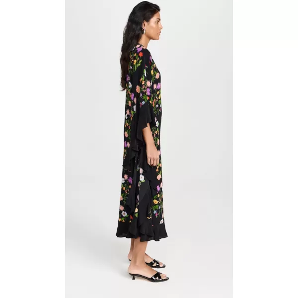 Womens Ginger Crepe DressTerrazo Flower Black