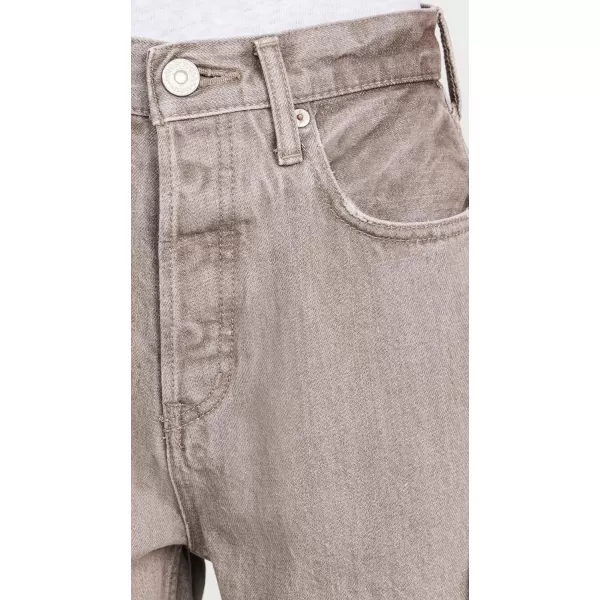 Womens Glenwood Wide Straight Leg JeansLight Brown