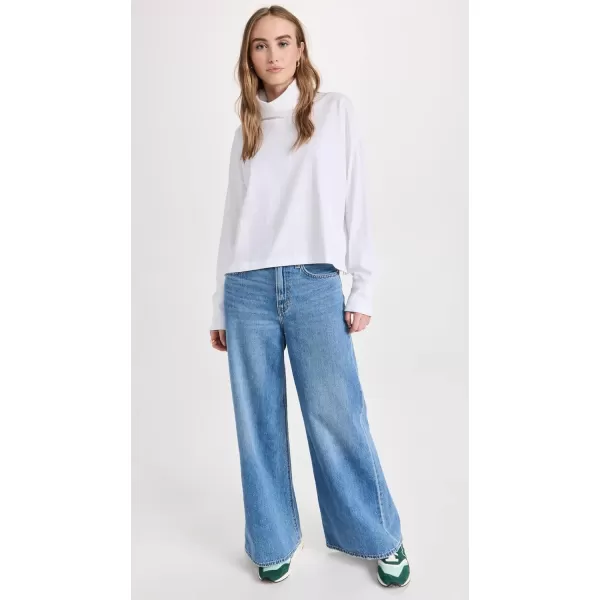 Womens Heavy Cotton Oversized TurtleneckWhite