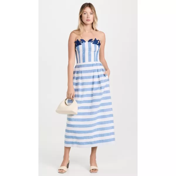 Womens Lorr Striped DressBlue Stripes