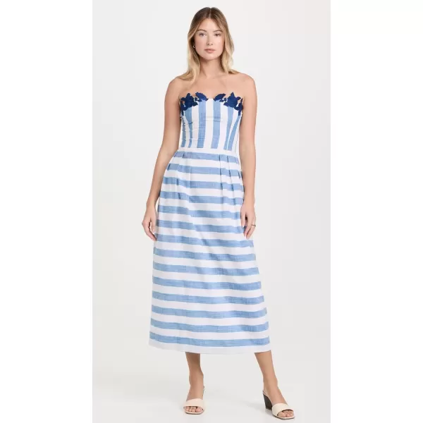 Womens Lorr Striped DressBlue Stripes