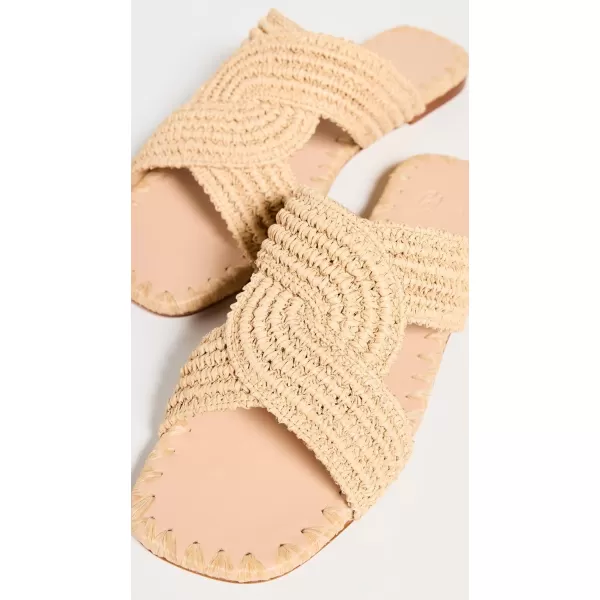 Womens Prado 203 SlidesRaffia Natural