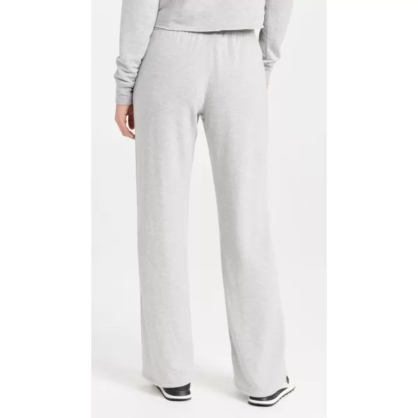 Womens Raven Fleece Full Length SweatpantsHeather Grey