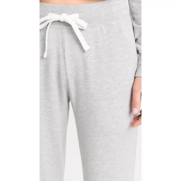 Womens Raven Fleece Full Length SweatpantsHeather Grey