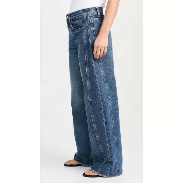 Womens Relaxed Cuffed Lasso JeansVista Blue