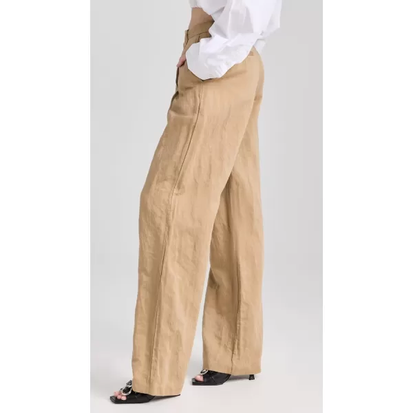 Womens Wide Leg TrousersKhaki