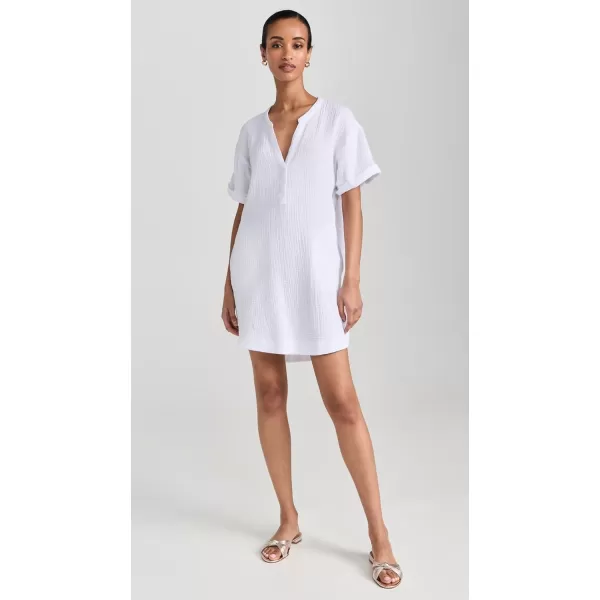 Z SUPPLY Womens Talia Gauze DressWhite