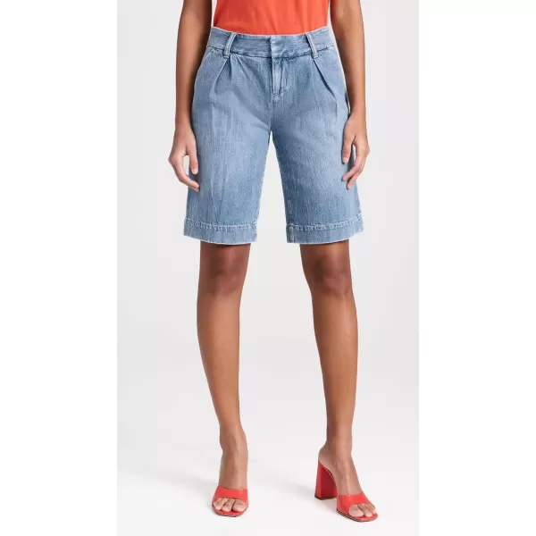 alice  olivia Womens Eric Low Rise Bermuda ShortsLightning Blue